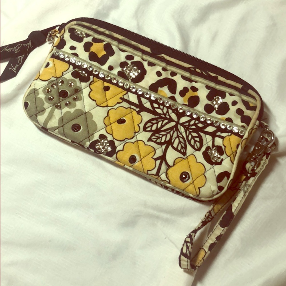 Vera Bradley Swarovski Embellished Wristlet